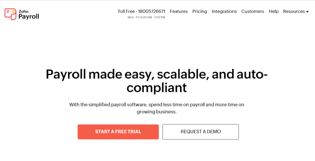 Zoho Payroll